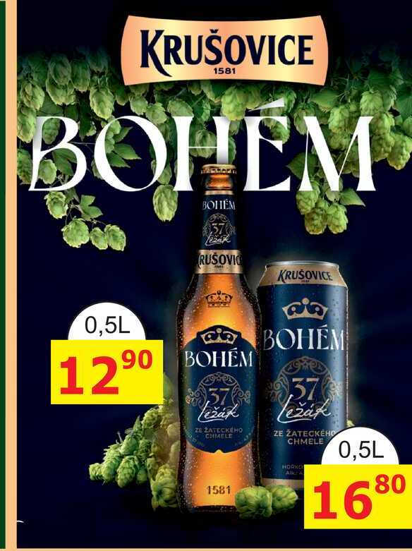 KRUŠOVICE Bohém 0,5l sklo