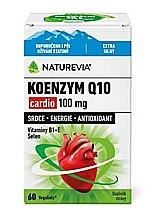 NatureVia® Koenzym Q10 Cardio 100 mg 60 kapslí