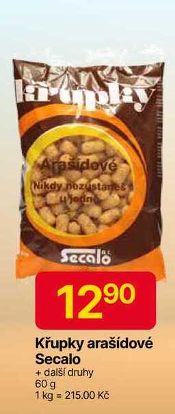 Secalo Křupky arašídové 60 g