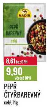 PEPŘ ČTYŘBAREVNÝ celý 14g
