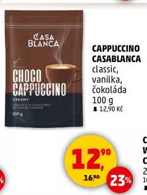 CAPPUCCINO CASABLANCA classic, vanilka, čokoláda, 100 g