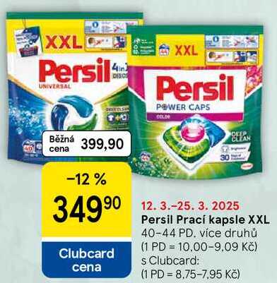 Persil Prací kapsle XXL, 40-44 PD, více druhů 