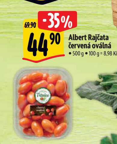   Albert Rajčata červená oválná 500 g 