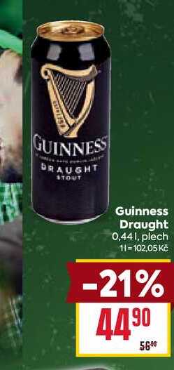 Guinness Draught 0,441, plech  