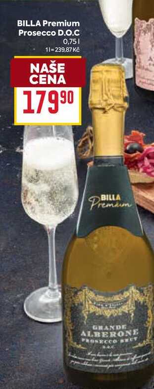 BILLA Premium Prosecco D.O.C 0,75l