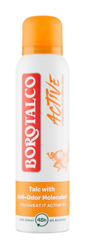 Borotalco Deodorant sprej Active Mandarin and Neroli Fresh, 150 ml