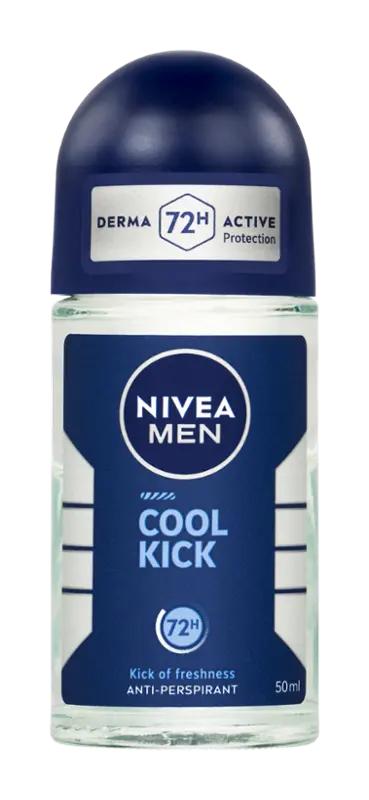 NIVEA Men Antiperspirant roll-on pro muže Cool Kick, 50 ml