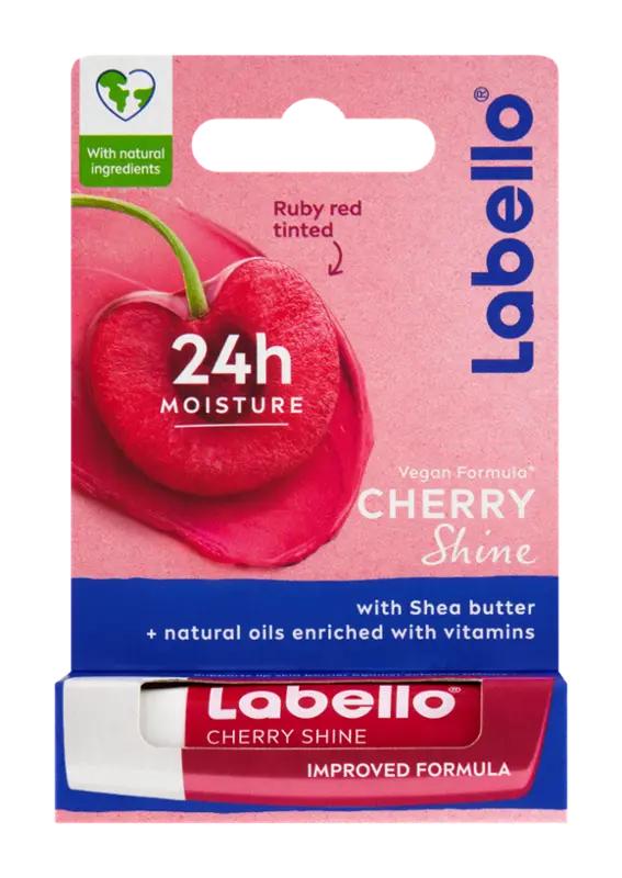 Labello Pečující balzám na rty Cherry Shine, 4.8 g