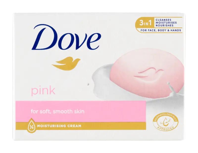 Dove Tuhé mýdlo Pink, 90 g