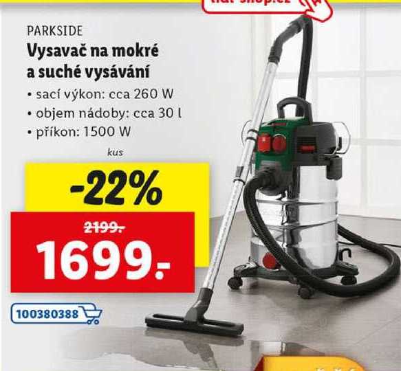 Vysavač na mokré a suché vysávání 