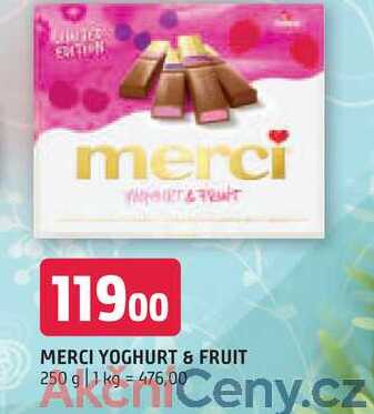 Merci yoghurt fruit 250g