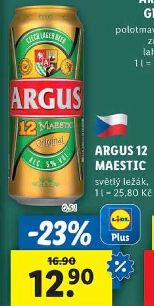 ARGUS 12 MAESTIC, 0,5 l