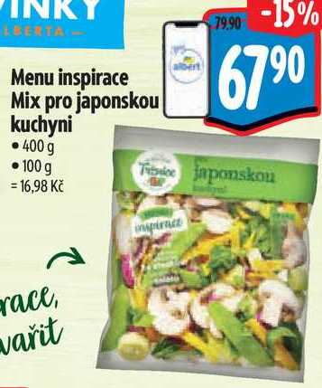 Menu inspirace Mix pro japonskou kuchyni, 400 g 