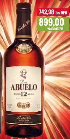 Ron Abuelo Añejo 12 1l