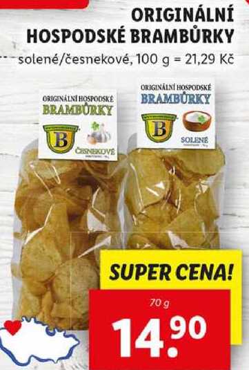 ORIGINÁLNÍ HOSPODSKÉ BRAMBŮRKY, 70 g