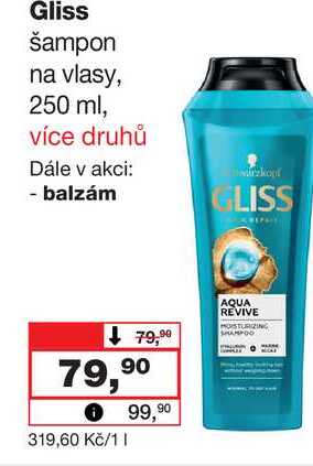 Gliss šampon na vlasy, 250 ml