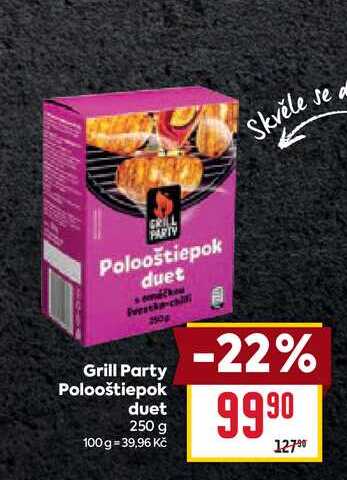 Grill Party Polooštiepok duet 250 g