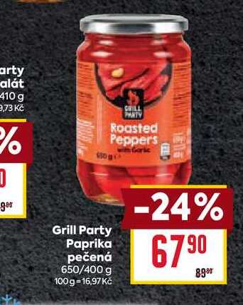 Grill Party Paprika pečená 650/400 g
