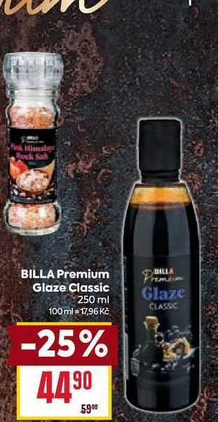 BILLA Premium Glaze Classic 250 ml