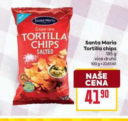 Santa Maria Tortilla chips 185 g 