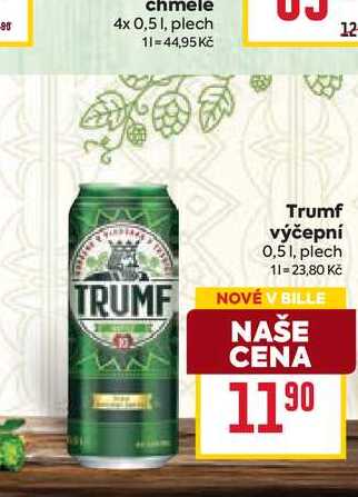 Trumf výčepní 0,5l, plech