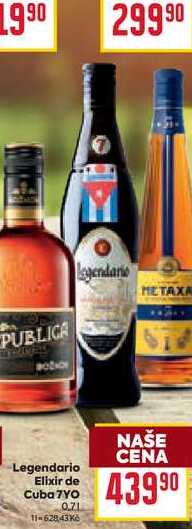 Legendario Elixir de Cuba 7YO 0.7l