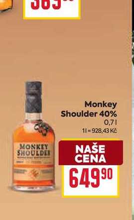 Monkey Shoulder 40% 0,7l
