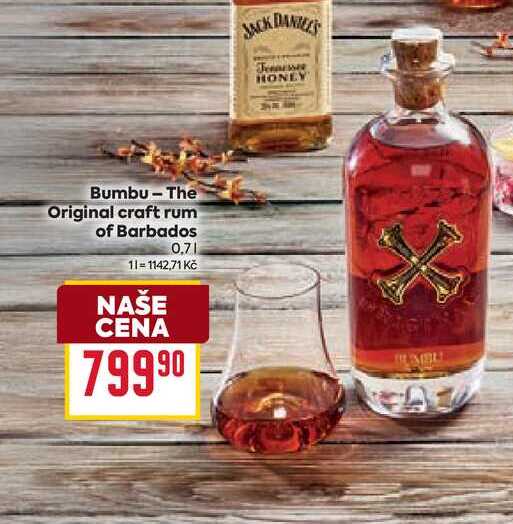 Bumbu-The Original craft rum of Barbados 0,7l