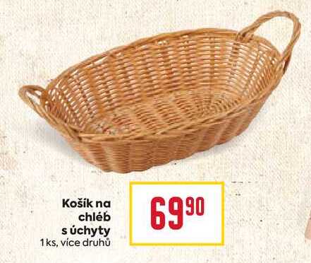 Košík na chléb s úchyty 1 ks