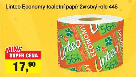Linteo Economy toaletní papír 2vrstvý role 