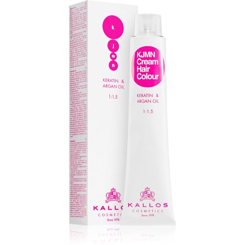 Kallos KJMN Professional Cream Hair Colour Keratin & Argan Oil barva na vlasy s keratinem a arganovým olejem odstín 8.43 Light Copper Golden Blond 100