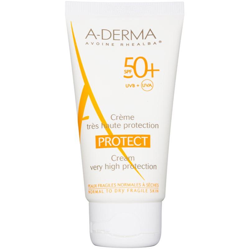 A-Derma Protect Cream ochranný krém pro normální a suchou pleť SPF 50+ 40 ml
