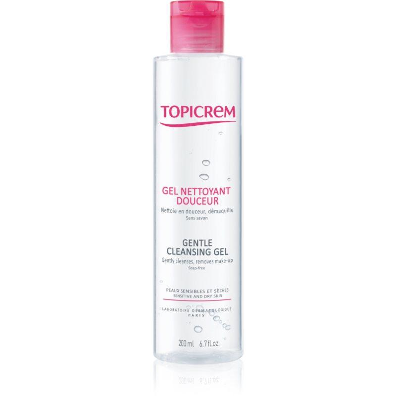 Topicrem UH BODY Gentle Cleansing Gel jemný mycí gel na obličej, tělo a vlasy 200 ml