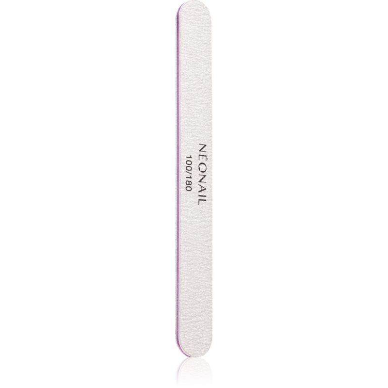 NEONAIL Nail File Straight pilník na nehty 100/180 1 ks