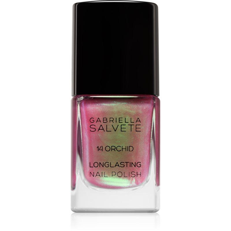 Gabriella Salvete Longlasting Enamel lak na nehty s holografickým efektem odstín 14 Orchid 11 ml