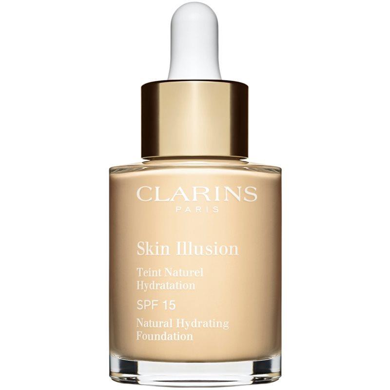 Clarins Skin Illusion Natural Hydrating Foundation rozjasňující hydratační make-up SPF 15 odstín 100.5W Cream 30 ml