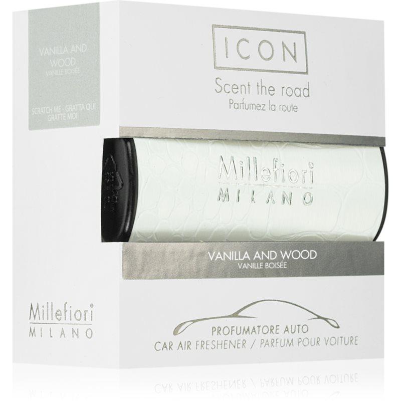 Millefiori Icon Vanilla & Wood vůně do auta 1 ks