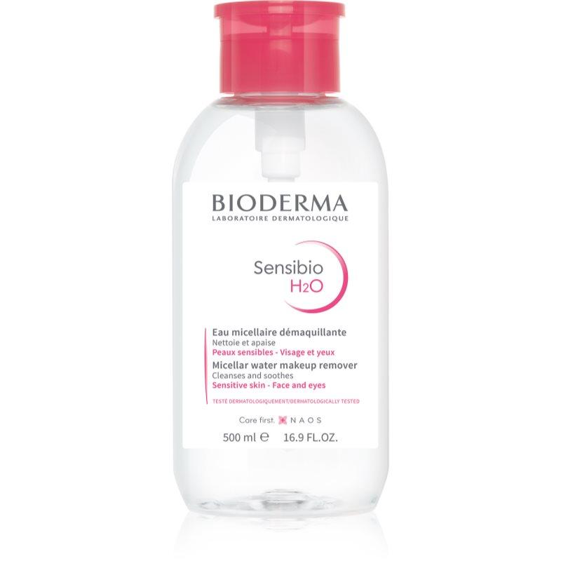 Bioderma Sensibio H2O micelární voda pro citlivou pleť s dávkovačem 500 ml