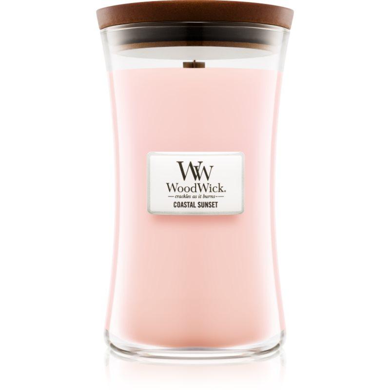 Woodwick Coastal Sunset vonná svíčka s dřevěným knotem 609.5 g