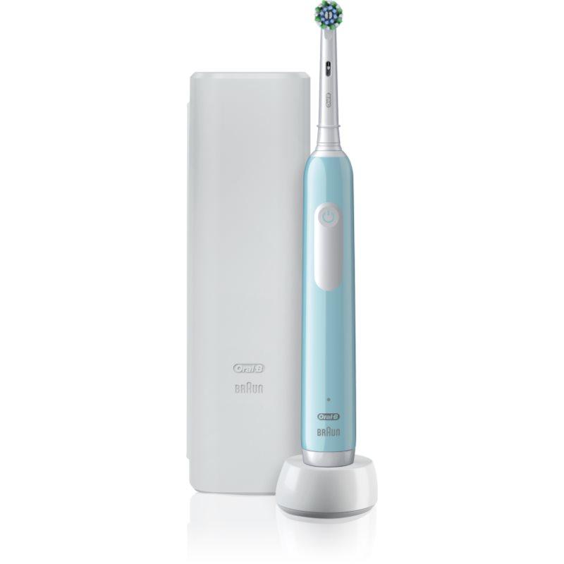 Oral B Pro Series 1 Blue elektrický zubní kartáček s pouzdrem Blue 1 ks