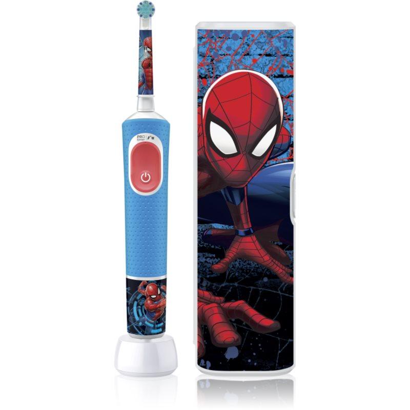 Oral B PRO Kids 3+ Spiderman elektrický zubní kartáček s pouzdrem pro děti 1 ks