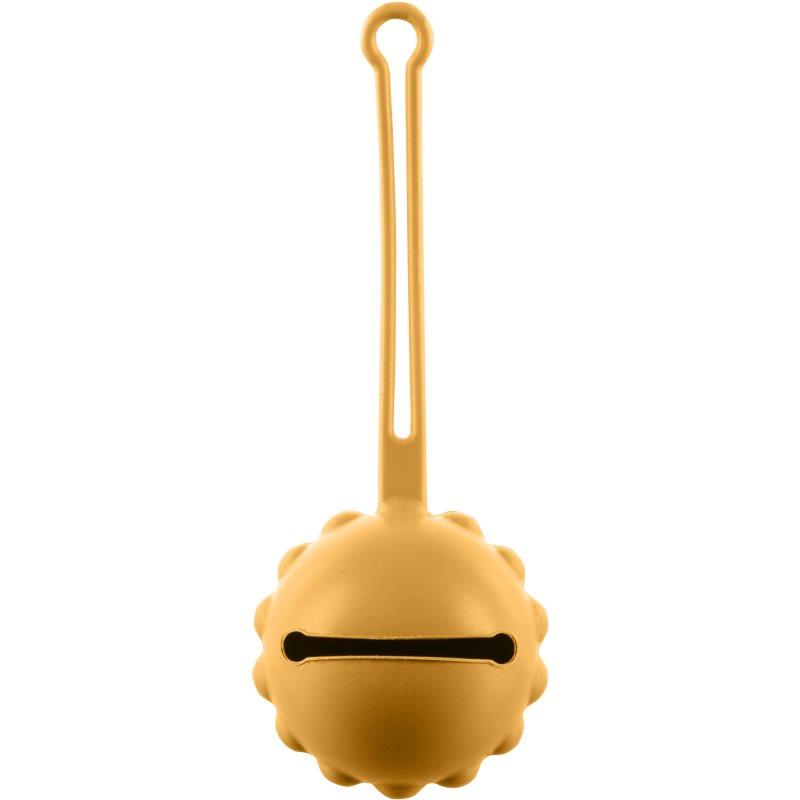 Zopa Silicone Pacifier Case krabička na dudlík Mustard Yellow 1 ks