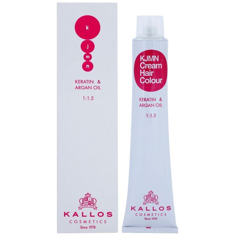 Kallos KJMN Professional Cream Hair Colour Keratin & Argan Oil barva na vlasy s keratinem a arganovým olejem odstín 9.31 Very Light Golden Ash Blond 1