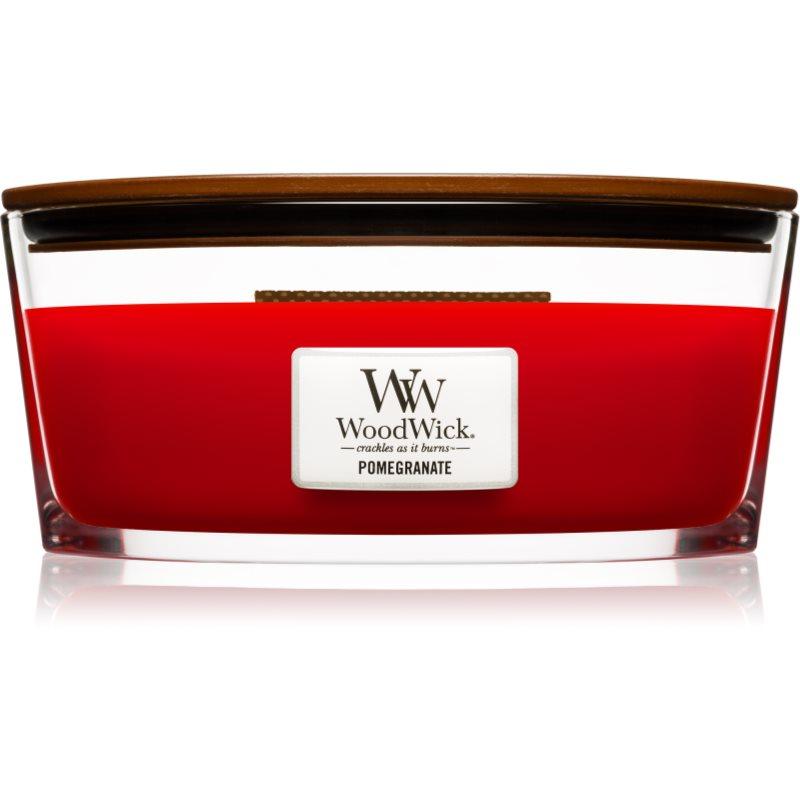Woodwick Pomegranate vonná svíčka s dřevěným knotem (hearthwick) 453.6 g