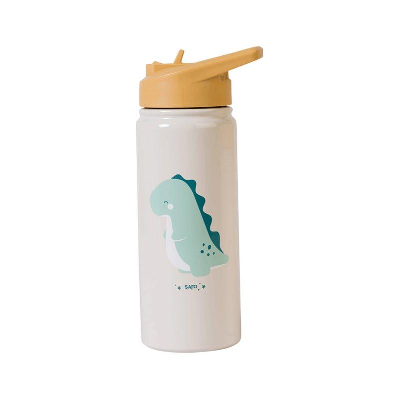 Saro Baby Thermos Bottle with Straw termoska s brčkem Sand 500 ml
