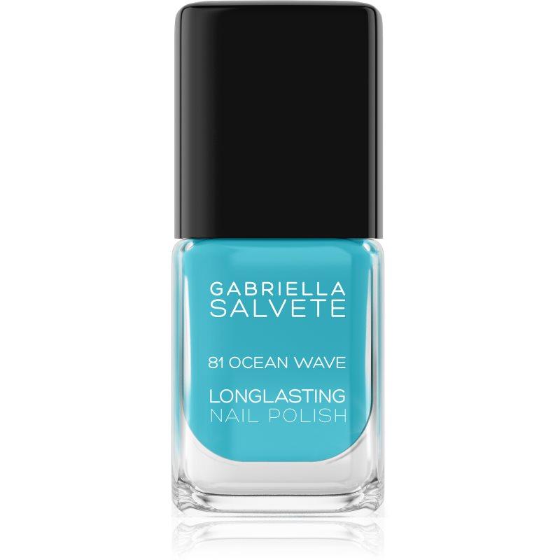 Gabriella Salvete Longlasting Enamel dlouhotrvající lak na nehty s vysokým leskem odstín 81 Ocean Wave 11 ml