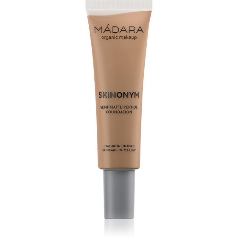 MÁDARA Skinonym Semi-Matte Peptide dlouhotrvající make-up s peptidy odstín #65 Warm Tan 30 ml