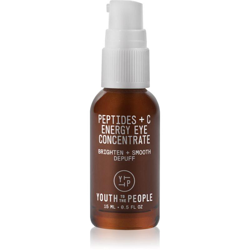 Youth To The People Energy Peptides + C Eye Concentrate koncentrované sérum na oční okolí s vitamínem C 15 ml