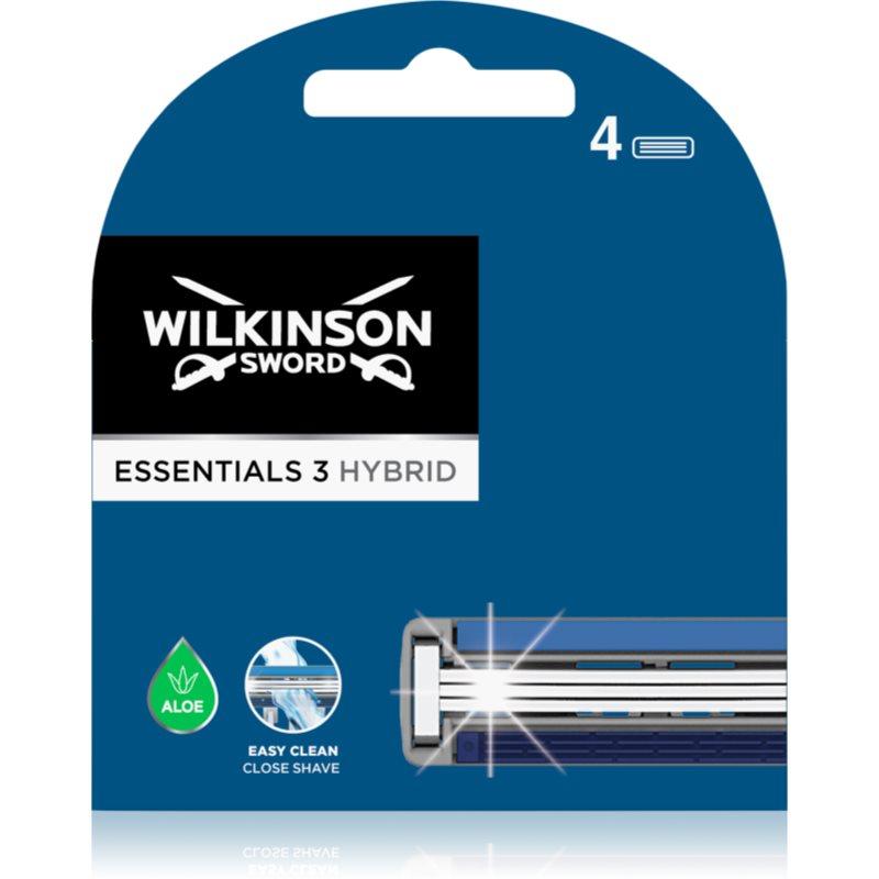 Wilkinson Sword Essentials 3 Hybrid náhradní břity 4 ks