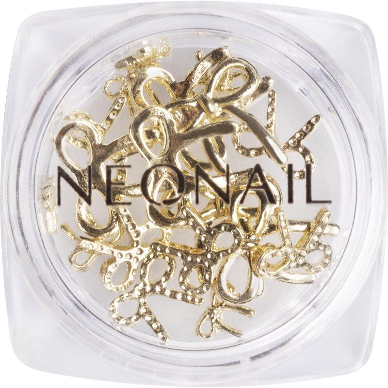 NEONAIL Nail Art 3D Bows dekorace na nehty odstín Gold 1 ks